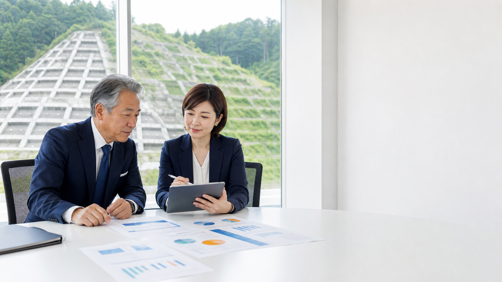 法面工事会社の企業価値を15の評価ポイントで確認する経営者